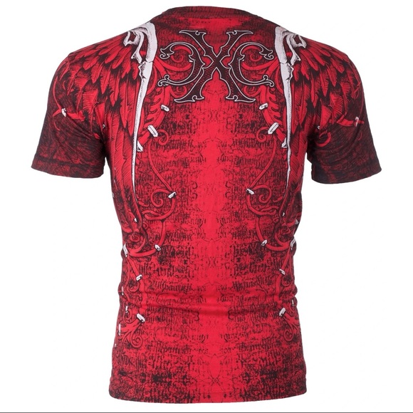 Xtreme Couture Affliction T-Shirt AFTERSHOCK - Picture 2 of 8